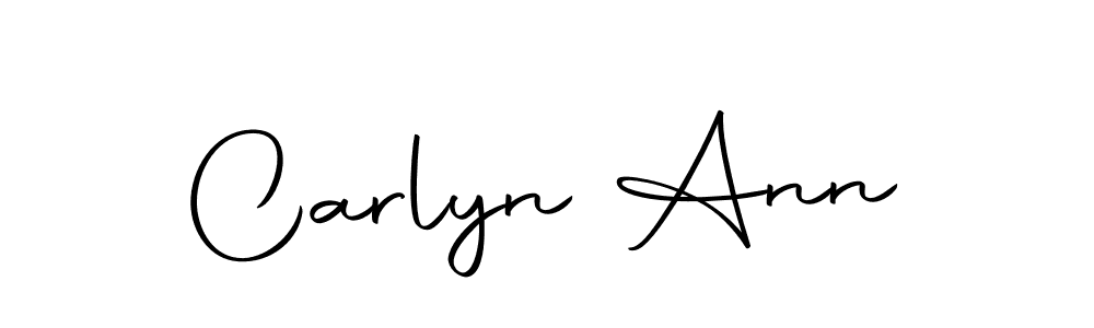 Make a short Carlyn Ann signature style. Manage your documents anywhere anytime using Autography-DOLnW. Create and add eSignatures, submit forms, share and send files easily. Carlyn Ann signature style 10 images and pictures png