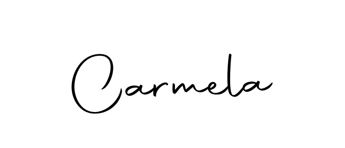 Carmela stylish signature style. Best Handwritten Sign (Autography-DOLnW) for my name. Handwritten Signature Collection Ideas for my name Carmela. Carmela signature style 10 images and pictures png