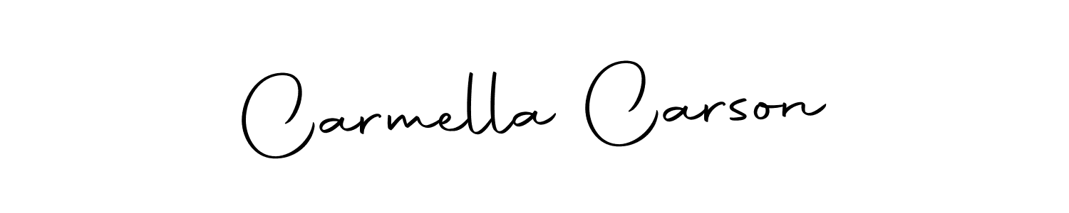 Make a beautiful signature design for name Carmella Carson. Use this online signature maker to create a handwritten signature for free. Carmella Carson signature style 10 images and pictures png