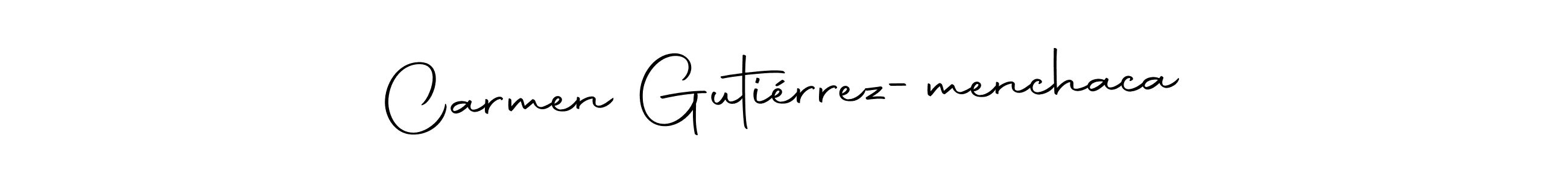 See photos of Carmen Gutiérrez-menchaca official signature by Spectra . Check more albums & portfolios. Read reviews & check more about Autography-DOLnW font. Carmen Gutiérrez-menchaca signature style 10 images and pictures png