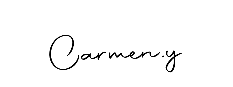 Also we have Carmen.y name is the best signature style. Create professional handwritten signature collection using Autography-DOLnW autograph style. Carmen.y signature style 10 images and pictures png