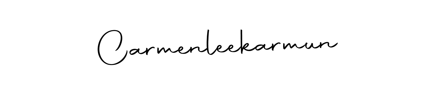 It looks lik you need a new signature style for name Carmenleekarmun. Design unique handwritten (Autography-DOLnW) signature with our free signature maker in just a few clicks. Carmenleekarmun signature style 10 images and pictures png