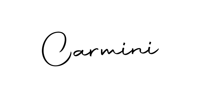 Use a signature maker to create a handwritten signature online. With this signature software, you can design (Autography-DOLnW) your own signature for name Carmini. Carmini signature style 10 images and pictures png