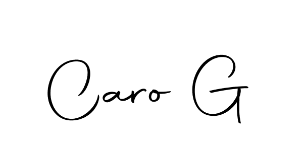 Design your own signature with our free online signature maker. With this signature software, you can create a handwritten (Autography-DOLnW) signature for name Caro G. Caro G signature style 10 images and pictures png