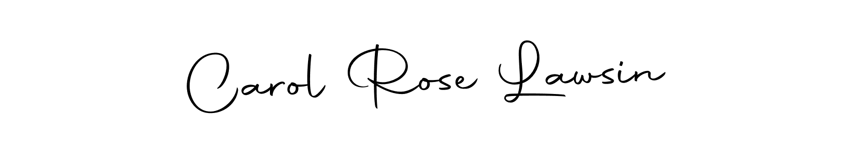 It looks lik you need a new signature style for name Carol Rose Lawsin. Design unique handwritten (Autography-DOLnW) signature with our free signature maker in just a few clicks. Carol Rose Lawsin signature style 10 images and pictures png