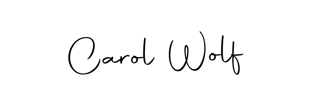 Also we have Carol Wolf name is the best signature style. Create professional handwritten signature collection using Autography-DOLnW autograph style. Carol Wolf signature style 10 images and pictures png