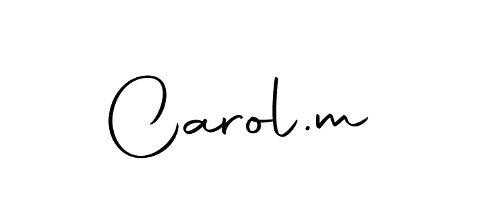 Make a beautiful signature design for name Carol.m. Use this online signature maker to create a handwritten signature for free. Carol.m signature style 10 images and pictures png