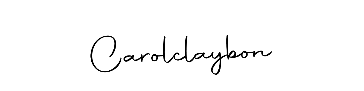 Use a signature maker to create a handwritten signature online. With this signature software, you can design (Autography-DOLnW) your own signature for name Carolclaybon. Carolclaybon signature style 10 images and pictures png