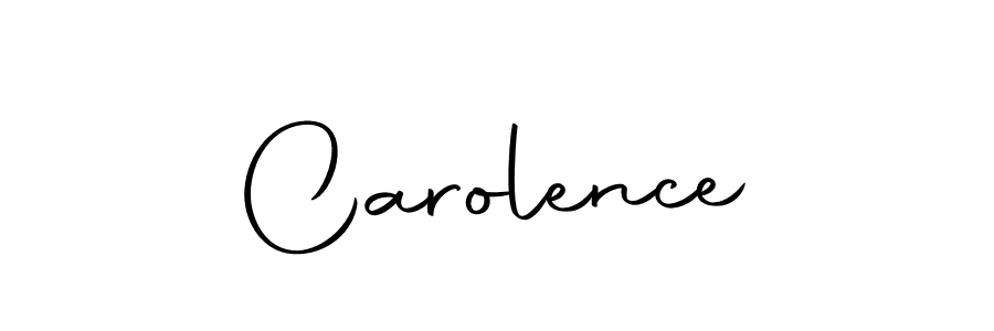 Create a beautiful signature design for name Carolence. With this signature (Autography-DOLnW) fonts, you can make a handwritten signature for free. Carolence signature style 10 images and pictures png