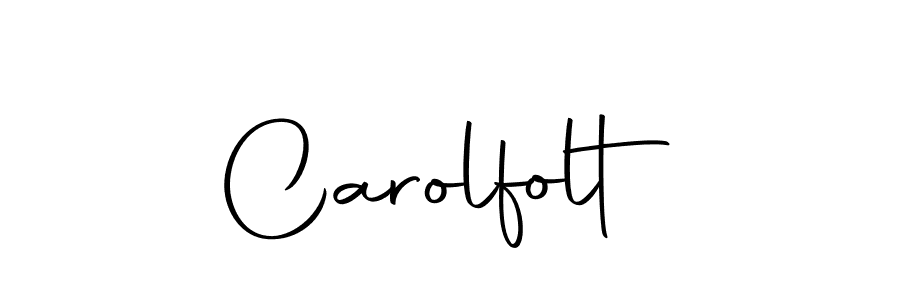 Use a signature maker to create a handwritten signature online. With this signature software, you can design (Autography-DOLnW) your own signature for name Carolfolt. Carolfolt signature style 10 images and pictures png