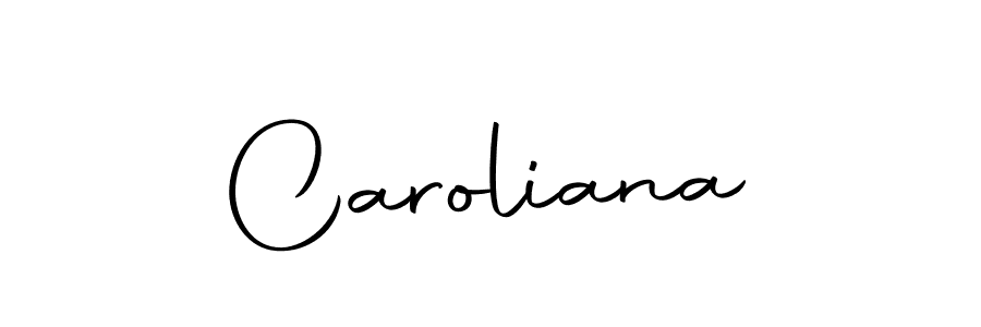 How to make Caroliana signature? Autography-DOLnW is a professional autograph style. Create handwritten signature for Caroliana name. Caroliana signature style 10 images and pictures png