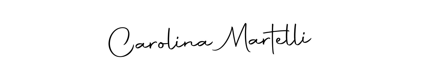 Design your own signature with our free online signature maker. With this signature software, you can create a handwritten (Autography-DOLnW) signature for name Carolina Martelli. Carolina Martelli signature style 10 images and pictures png