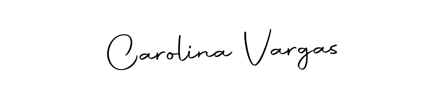 How to make Carolina Vargas name signature. Use Autography-DOLnW style for creating short signs online. This is the latest handwritten sign. Carolina Vargas signature style 10 images and pictures png