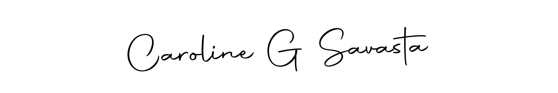 How to make Caroline G Savasta signature? Autography-DOLnW is a professional autograph style. Create handwritten signature for Caroline G Savasta name. Caroline G Savasta signature style 10 images and pictures png