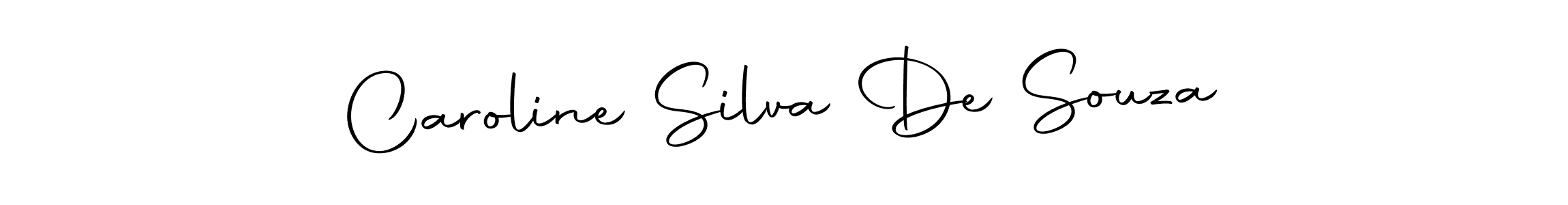 How to make Caroline Silva De Souza name signature. Use Autography-DOLnW style for creating short signs online. This is the latest handwritten sign. Caroline Silva De Souza signature style 10 images and pictures png