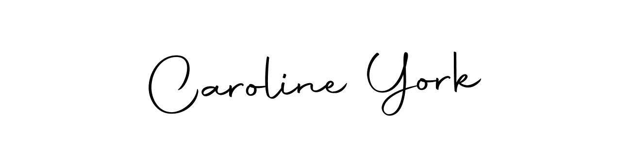How to make Caroline York name signature. Use Autography-DOLnW style for creating short signs online. This is the latest handwritten sign. Caroline York signature style 10 images and pictures png