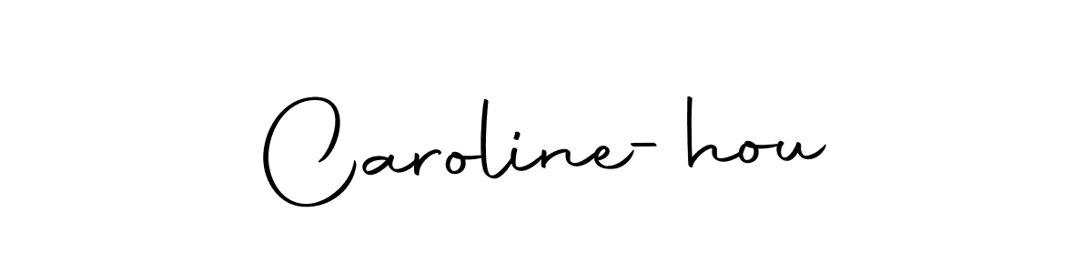 Make a short Caroline-hou signature style. Manage your documents anywhere anytime using Autography-DOLnW. Create and add eSignatures, submit forms, share and send files easily. Caroline-hou signature style 10 images and pictures png