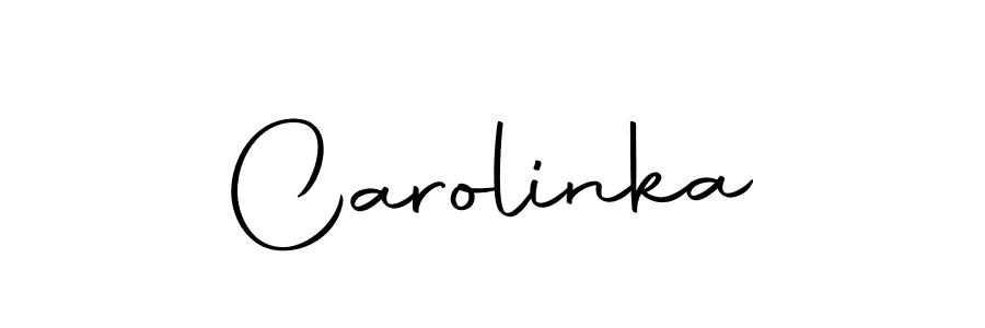 Carolinka stylish signature style. Best Handwritten Sign (Autography-DOLnW) for my name. Handwritten Signature Collection Ideas for my name Carolinka. Carolinka signature style 10 images and pictures png