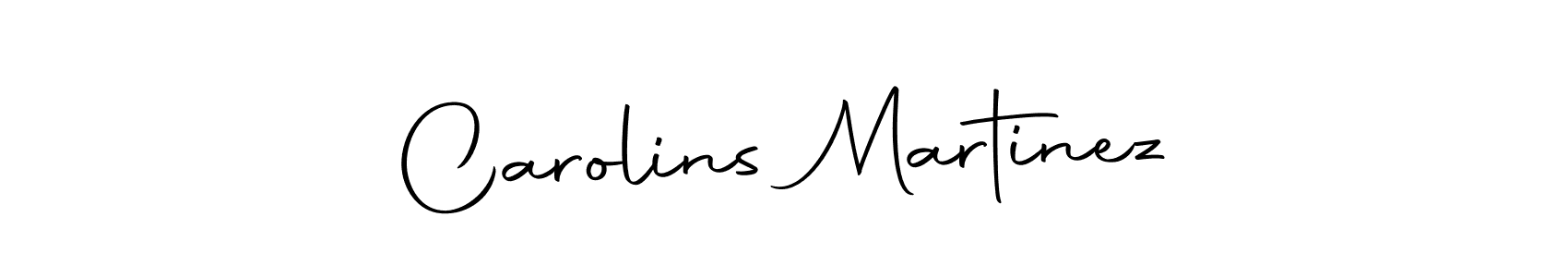 Make a beautiful signature design for name Carolins Martinez. Use this online signature maker to create a handwritten signature for free. Carolins Martinez signature style 10 images and pictures png