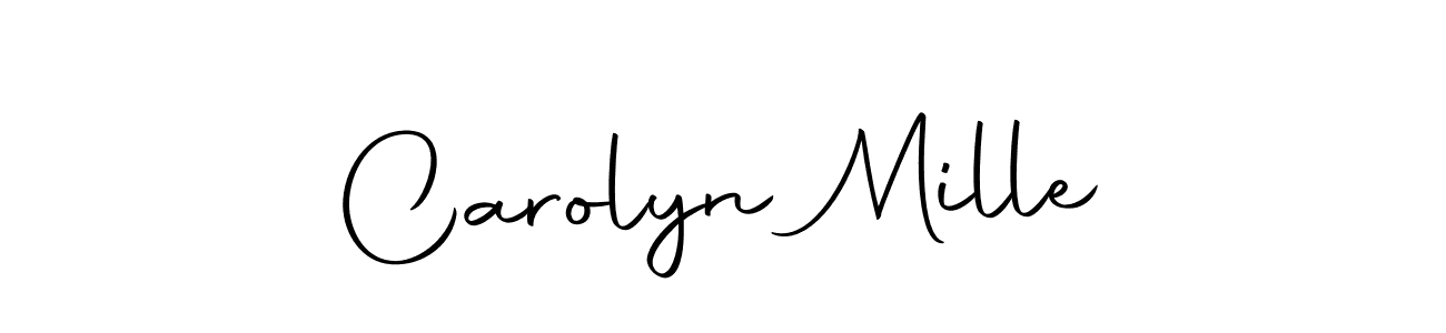 if you are searching for the best signature style for your name Carolyn Mille. so please give up your signature search. here we have designed multiple signature styles  using Autography-DOLnW. Carolyn Mille signature style 10 images and pictures png