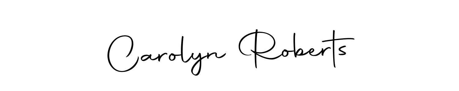 Create a beautiful signature design for name Carolyn Roberts. With this signature (Autography-DOLnW) fonts, you can make a handwritten signature for free. Carolyn Roberts signature style 10 images and pictures png