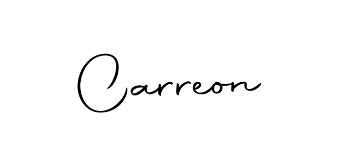 Use a signature maker to create a handwritten signature online. With this signature software, you can design (Autography-DOLnW) your own signature for name Carreon. Carreon signature style 10 images and pictures png