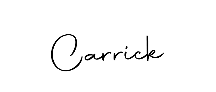 The best way (Autography-DOLnW) to make a short signature is to pick only two or three words in your name. The name Carrick include a total of six letters. For converting this name. Carrick signature style 10 images and pictures png