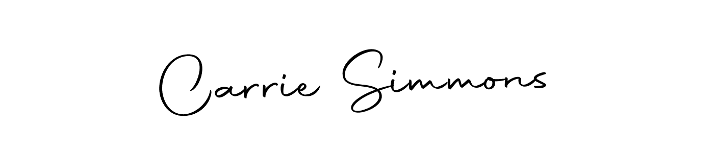 Make a beautiful signature design for name Carrie Simmons. Use this online signature maker to create a handwritten signature for free. Carrie Simmons signature style 10 images and pictures png