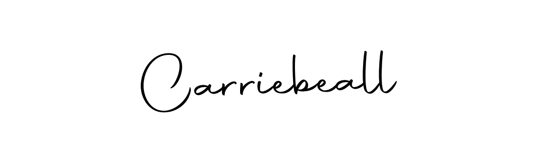 The best way (Autography-DOLnW) to make a short signature is to pick only two or three words in your name. The name Carriebeall include a total of six letters. For converting this name. Carriebeall signature style 10 images and pictures png