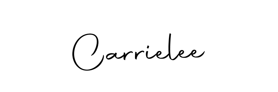 Make a beautiful signature design for name Carrielee. With this signature (Autography-DOLnW) style, you can create a handwritten signature for free. Carrielee signature style 10 images and pictures png