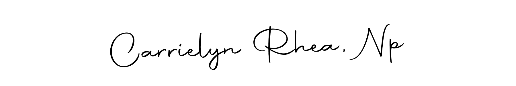 Carrielyn Rhea, Np stylish signature style. Best Handwritten Sign (Autography-DOLnW) for my name. Handwritten Signature Collection Ideas for my name Carrielyn Rhea, Np. Carrielyn Rhea, Np signature style 10 images and pictures png