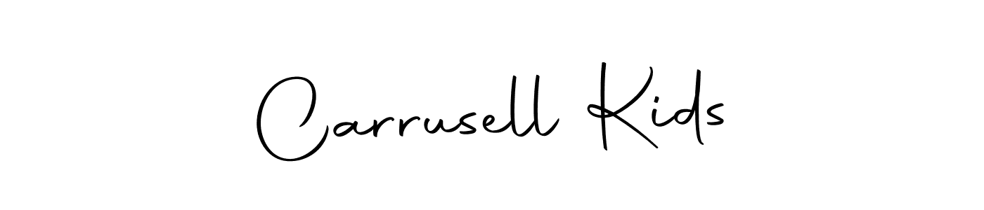 Use a signature maker to create a handwritten signature online. With this signature software, you can design (Autography-DOLnW) your own signature for name Carrusell Kids. Carrusell Kids signature style 10 images and pictures png