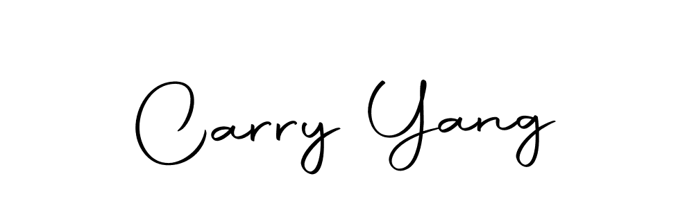 Carry Yang stylish signature style. Best Handwritten Sign (Autography-DOLnW) for my name. Handwritten Signature Collection Ideas for my name Carry Yang. Carry Yang signature style 10 images and pictures png