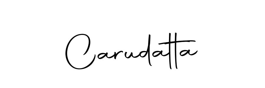 Use a signature maker to create a handwritten signature online. With this signature software, you can design (Autography-DOLnW) your own signature for name Carudatta. Carudatta signature style 10 images and pictures png