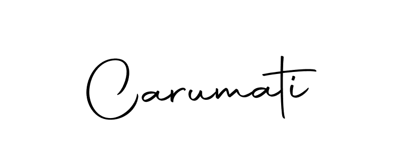 Use a signature maker to create a handwritten signature online. With this signature software, you can design (Autography-DOLnW) your own signature for name Carumati. Carumati signature style 10 images and pictures png