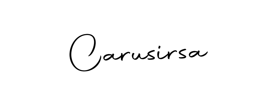 Use a signature maker to create a handwritten signature online. With this signature software, you can design (Autography-DOLnW) your own signature for name Carusirsa. Carusirsa signature style 10 images and pictures png
