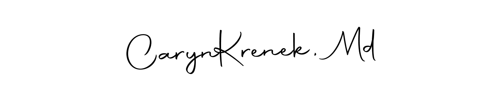 Similarly Autography-DOLnW is the best handwritten signature design. Signature creator online .You can use it as an online autograph creator for name Caryn  Krenek, Md. Caryn  Krenek, Md signature style 10 images and pictures png