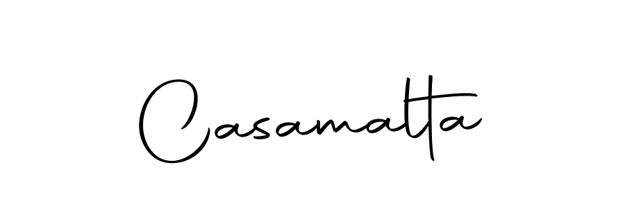 Design your own signature with our free online signature maker. With this signature software, you can create a handwritten (Autography-DOLnW) signature for name Casamalta. Casamalta signature style 10 images and pictures png