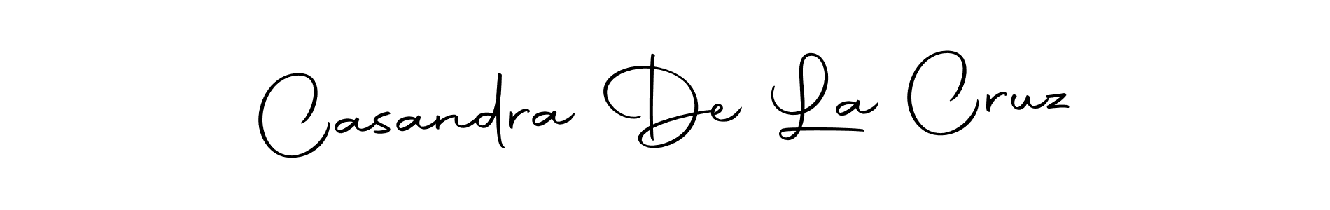 Also we have Casandra De La Cruz name is the best signature style. Create professional handwritten signature collection using Autography-DOLnW autograph style. Casandra De La Cruz signature style 10 images and pictures png