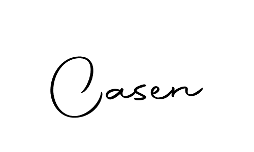 Use a signature maker to create a handwritten signature online. With this signature software, you can design (Autography-DOLnW) your own signature for name Casen. Casen signature style 10 images and pictures png