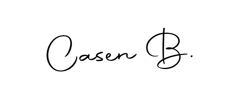 Design your own signature with our free online signature maker. With this signature software, you can create a handwritten (Autography-DOLnW) signature for name Casen B.. Casen B. signature style 10 images and pictures png