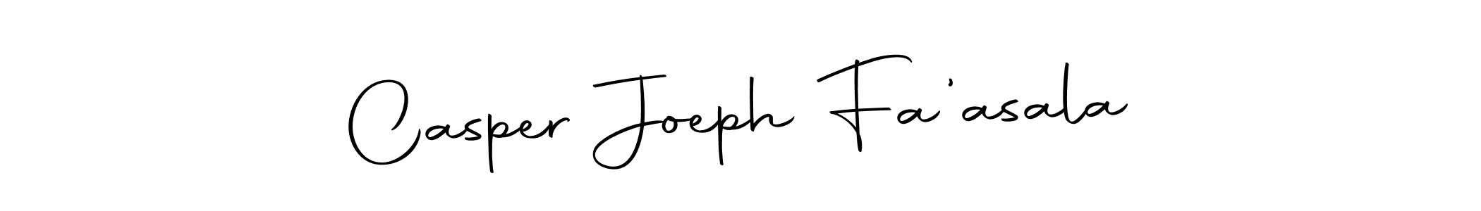 if you are searching for the best signature style for your name Casper Joeph Fa'asala. so please give up your signature search. here we have designed multiple signature styles  using Autography-DOLnW. Casper Joeph Fa'asala signature style 10 images and pictures png