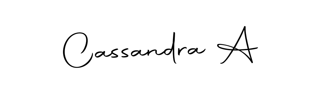 Cassandra A stylish signature style. Best Handwritten Sign (Autography-DOLnW) for my name. Handwritten Signature Collection Ideas for my name Cassandra A. Cassandra A signature style 10 images and pictures png