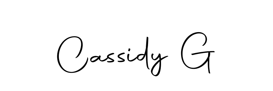 How to make Cassidy G signature? Autography-DOLnW is a professional autograph style. Create handwritten signature for Cassidy G name. Cassidy G signature style 10 images and pictures png