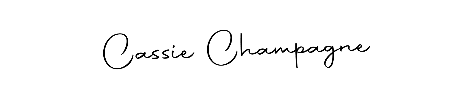 You should practise on your own different ways (Autography-DOLnW) to write your name (Cassie Champagne) in signature. don't let someone else do it for you. Cassie Champagne signature style 10 images and pictures png