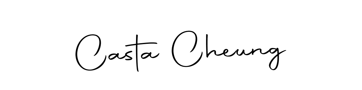 You should practise on your own different ways (Autography-DOLnW) to write your name (Casta Cheung) in signature. don't let someone else do it for you. Casta Cheung signature style 10 images and pictures png