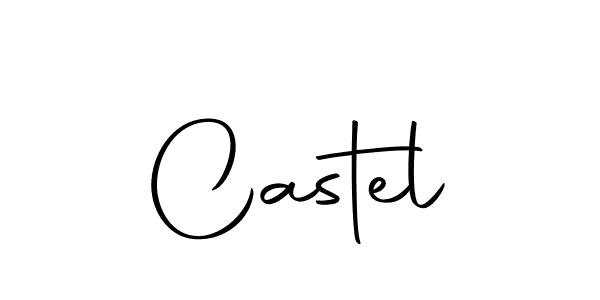 You should practise on your own different ways (Autography-DOLnW) to write your name (Castel) in signature. don't let someone else do it for you. Castel signature style 10 images and pictures png