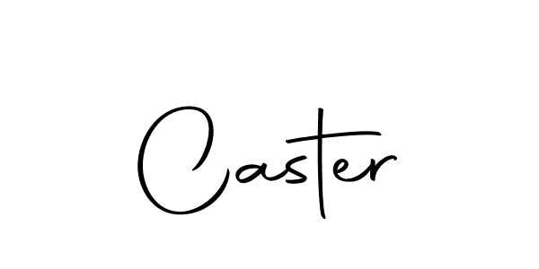 Create a beautiful signature design for name Caster. With this signature (Autography-DOLnW) fonts, you can make a handwritten signature for free. Caster signature style 10 images and pictures png