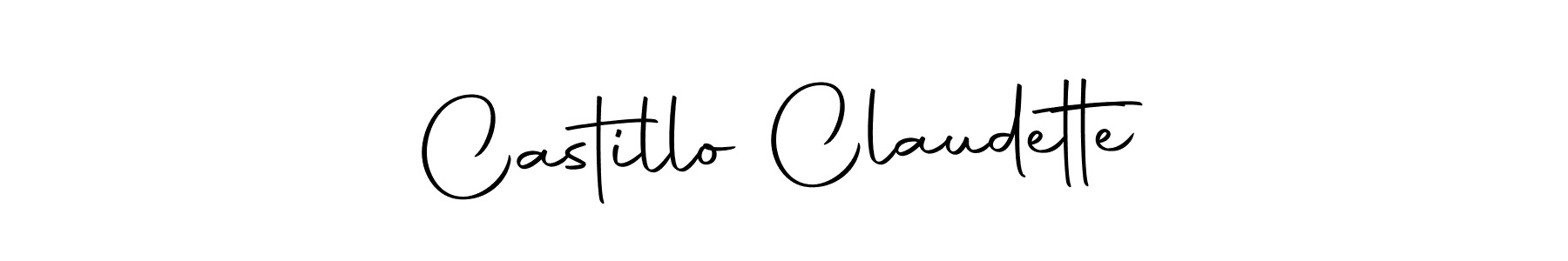 Similarly Autography-DOLnW is the best handwritten signature design. Signature creator online .You can use it as an online autograph creator for name Castillo Claudette. Castillo Claudette signature style 10 images and pictures png