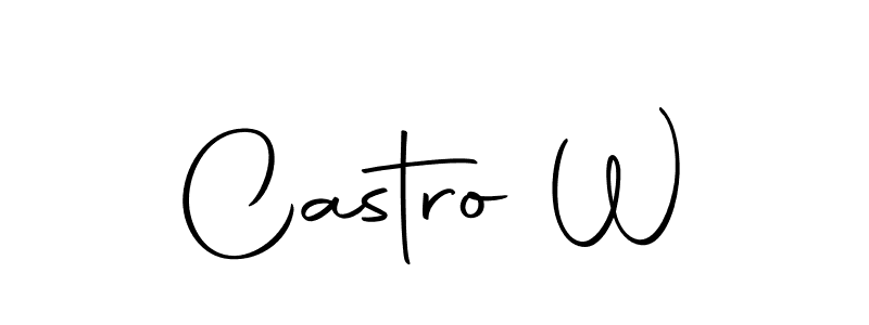 Similarly Autography-DOLnW is the best handwritten signature design. Signature creator online .You can use it as an online autograph creator for name Castro W. Castro W signature style 10 images and pictures png